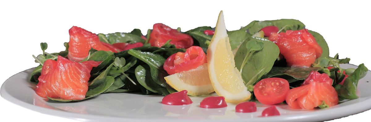 Lox-Spinach Salad
