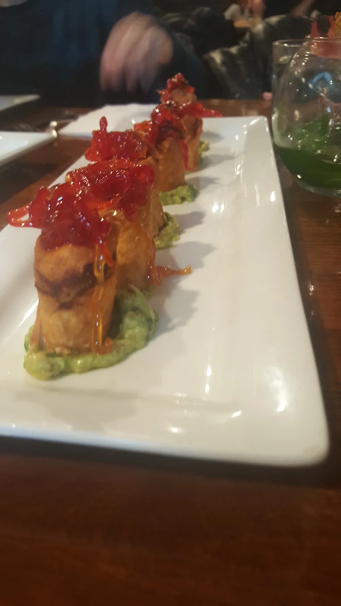 Pulled Chicken Spring Rolls