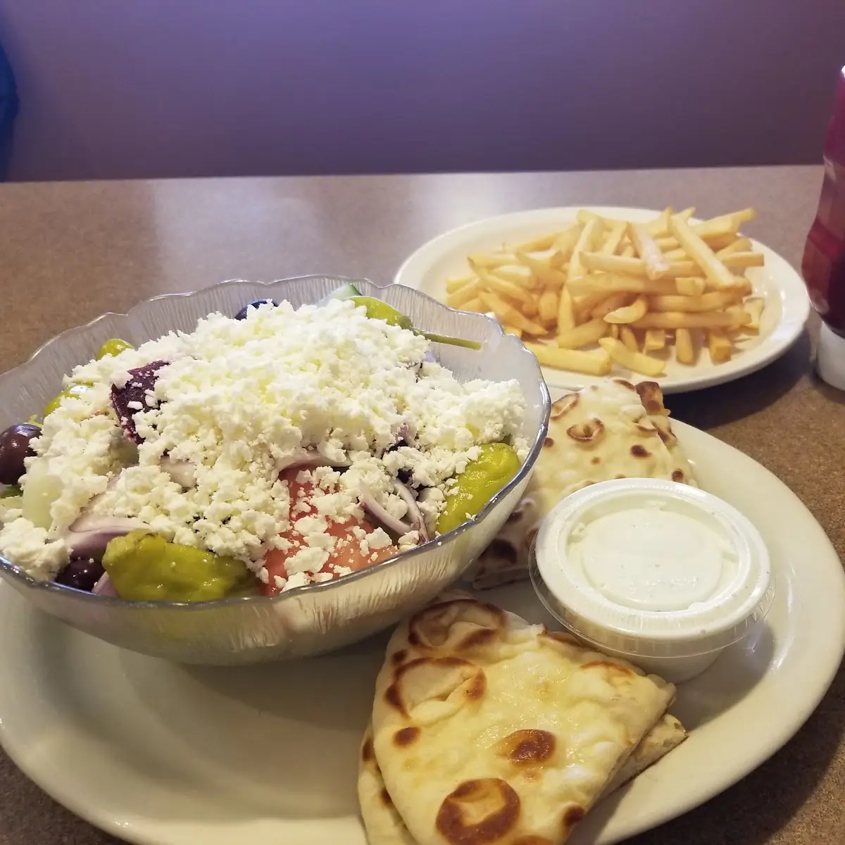 Greek Salad with Extra Feta