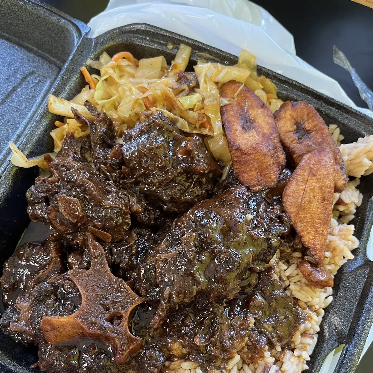 Jerk Chicken Rice Patties