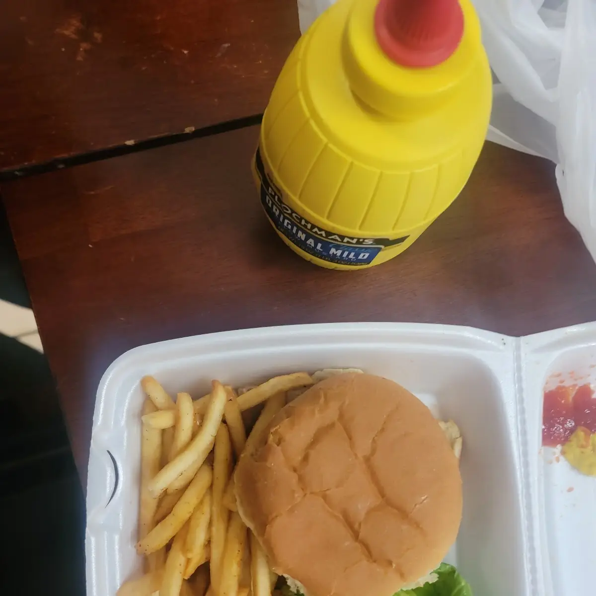 Kids Cheeseburger and Fries