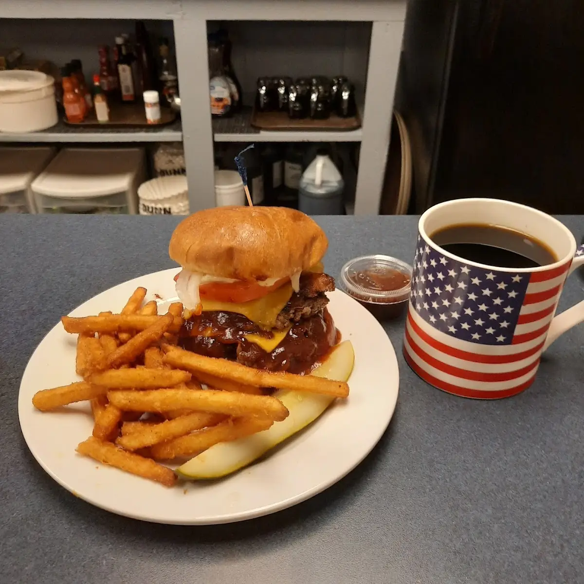 Double BBQ Bacon Cheeseburger