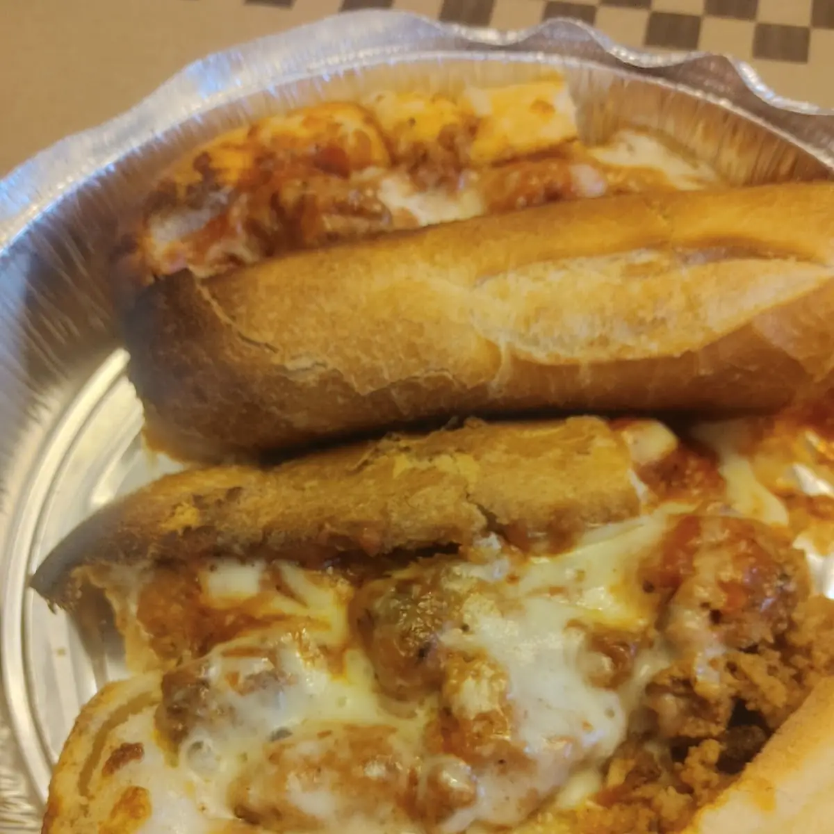 Meatball Parmigiana Sub