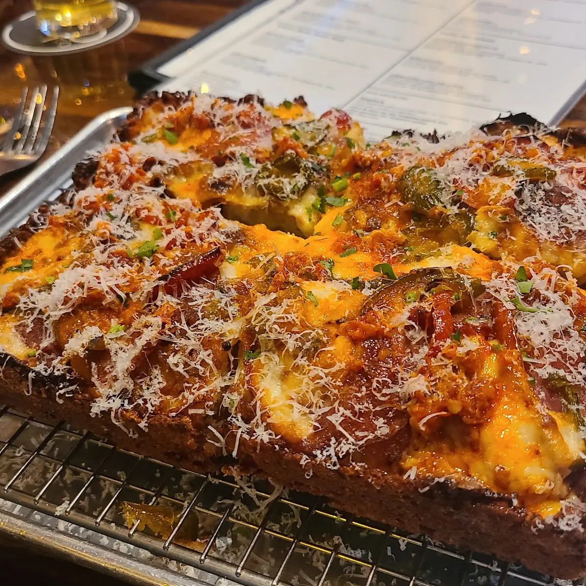 Detroit Style Pizza