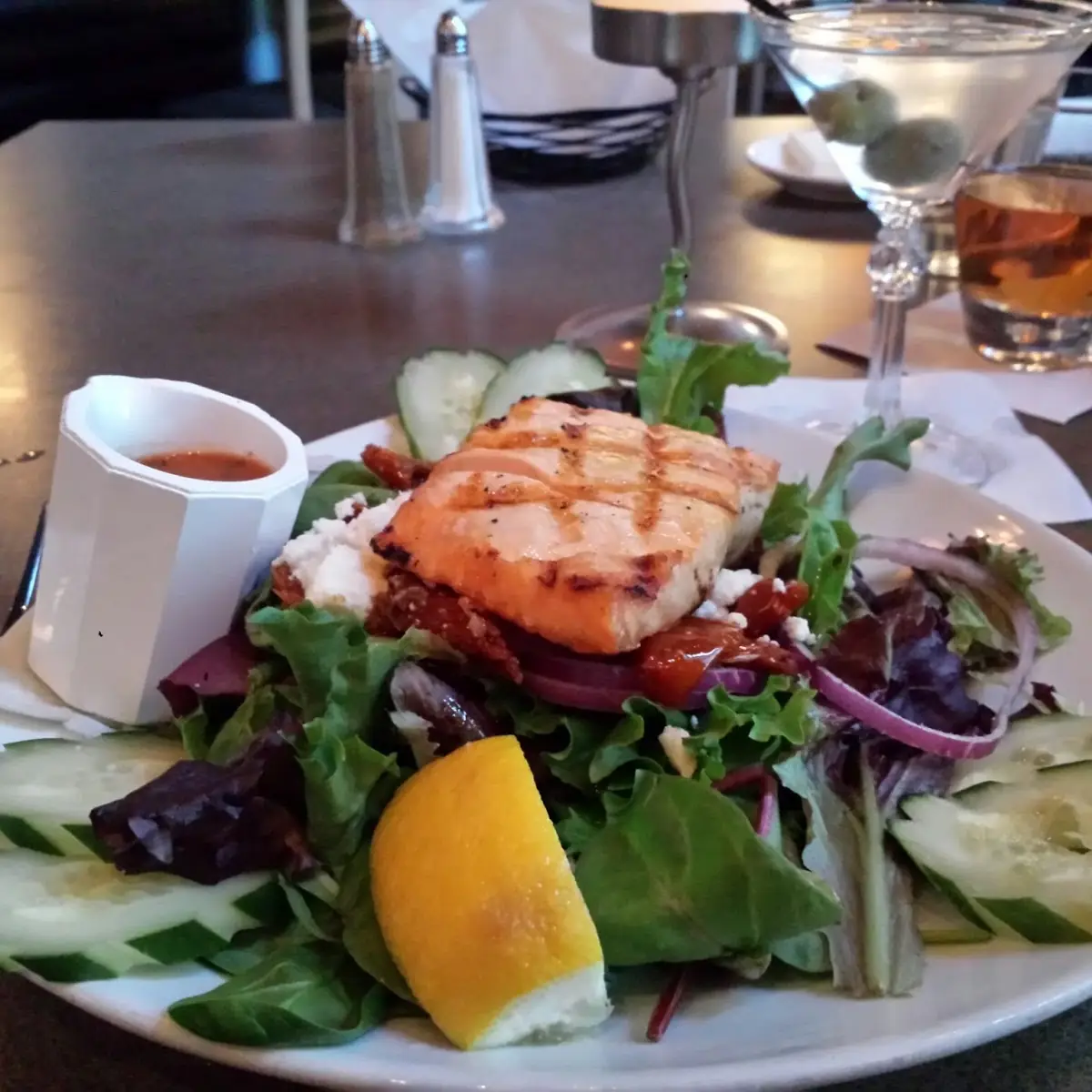 Grilled Salmon Salad