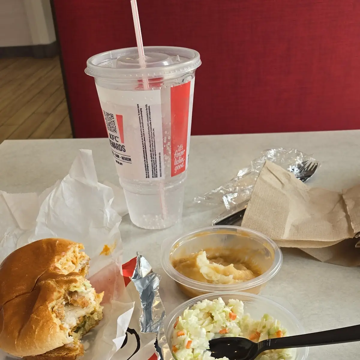 Spicy Crunchy Chicken Sandwich with Sides