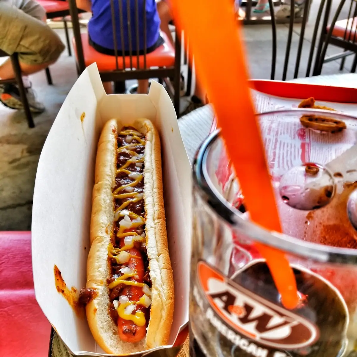 Foot Long Hot Dog