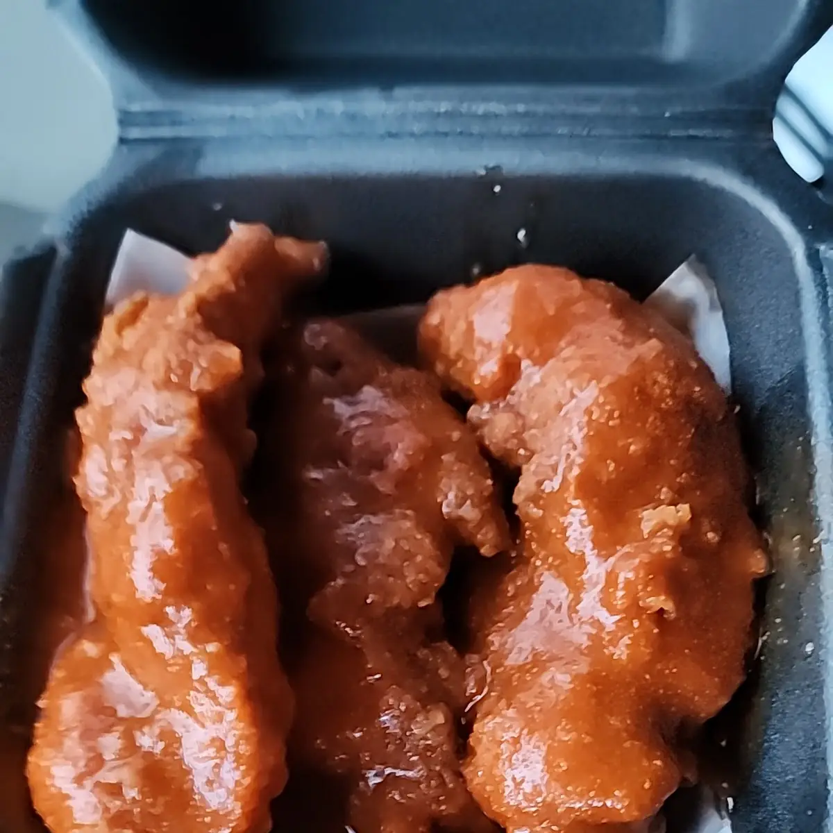 Buffalo Garlic Chicken Strips
