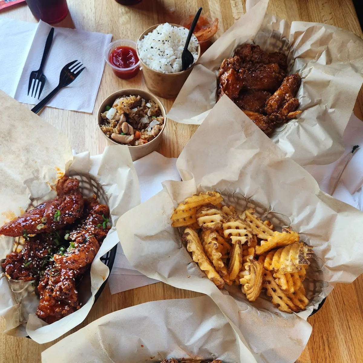 Honey Gochujang Chicken Wings