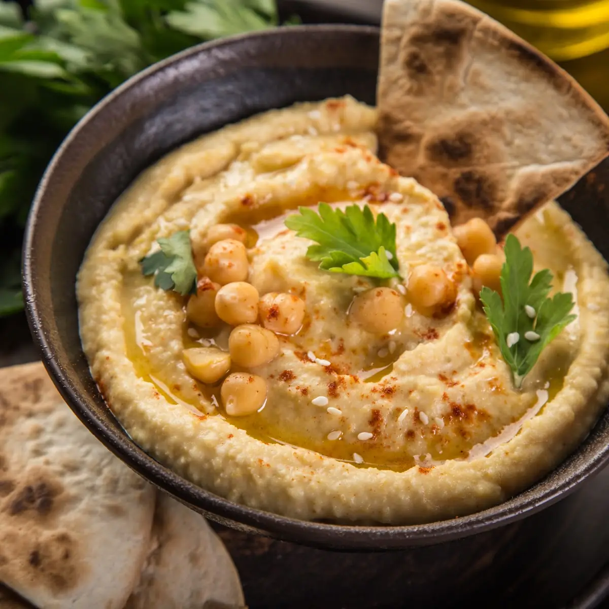 Hummus with Olive Oil