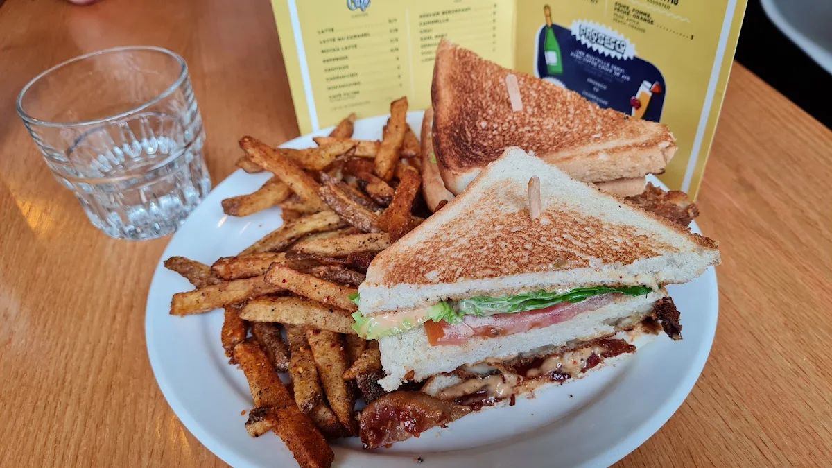 Fried Chicken Club Sandwich