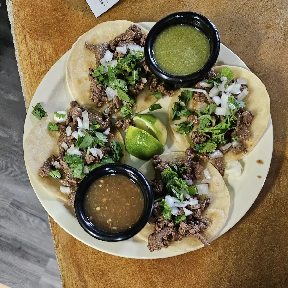 El Pastor Tacos with Rice Beans