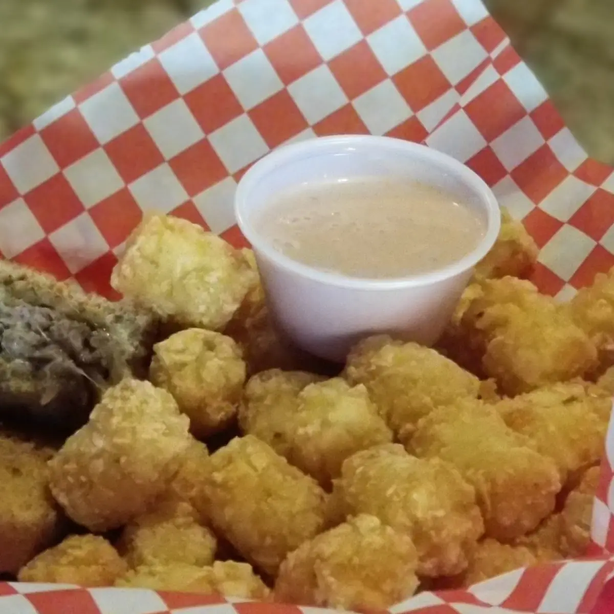 Patty Melt with Tots