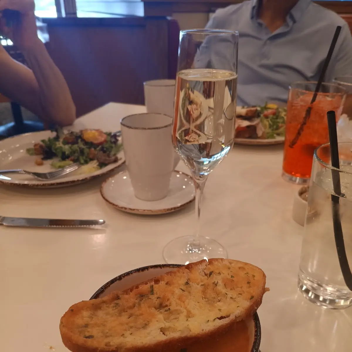 Lobster Bisque and Sandwich