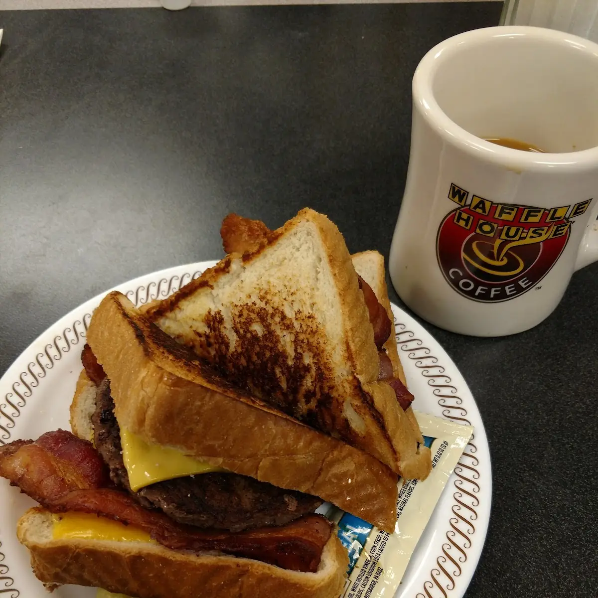Texas Bacon Patty Melt