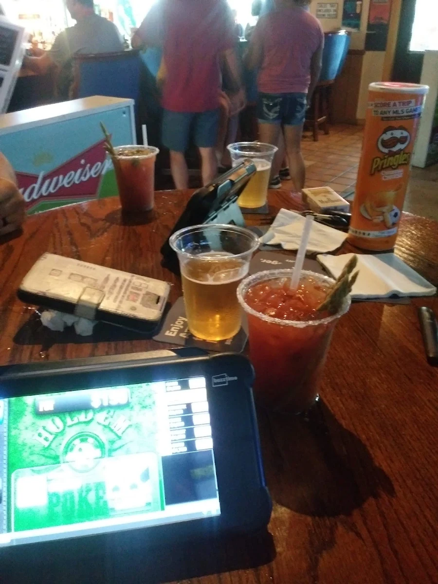 Bloody Mary and Bud lt