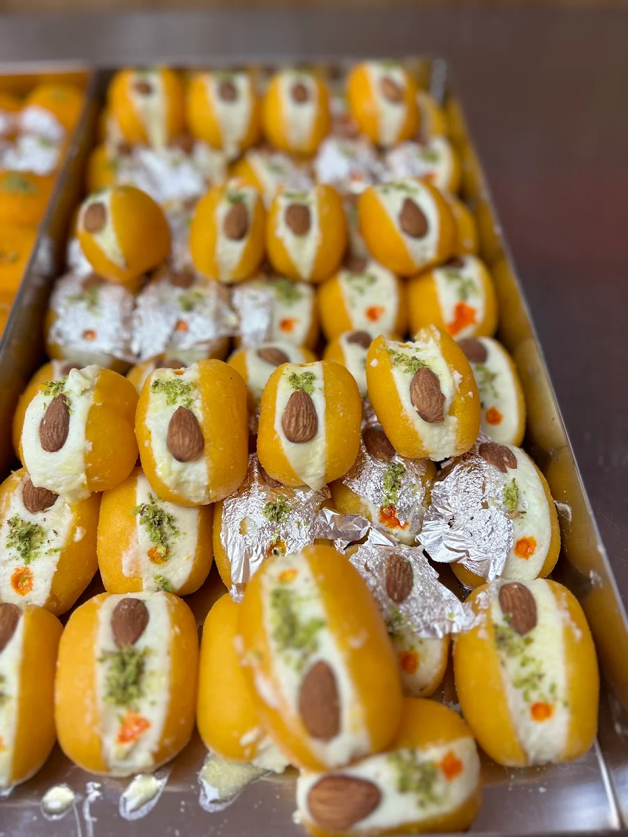 Stuffed Gulab Jamun with Pistachio and Saffron