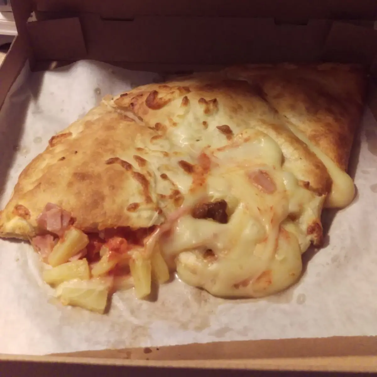 Calzone Hawaiian Pizza