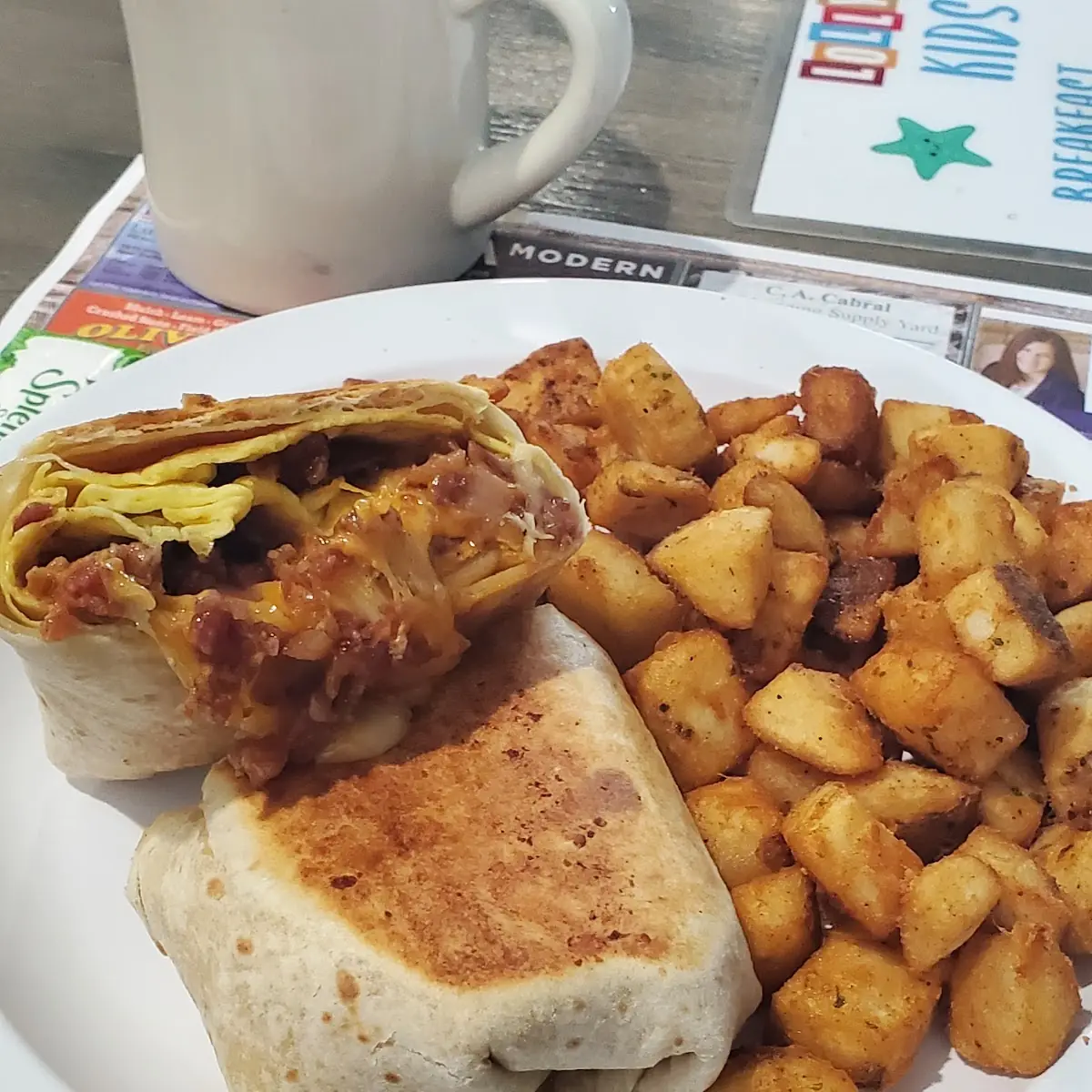 The Lolly's Breakfast Burrito