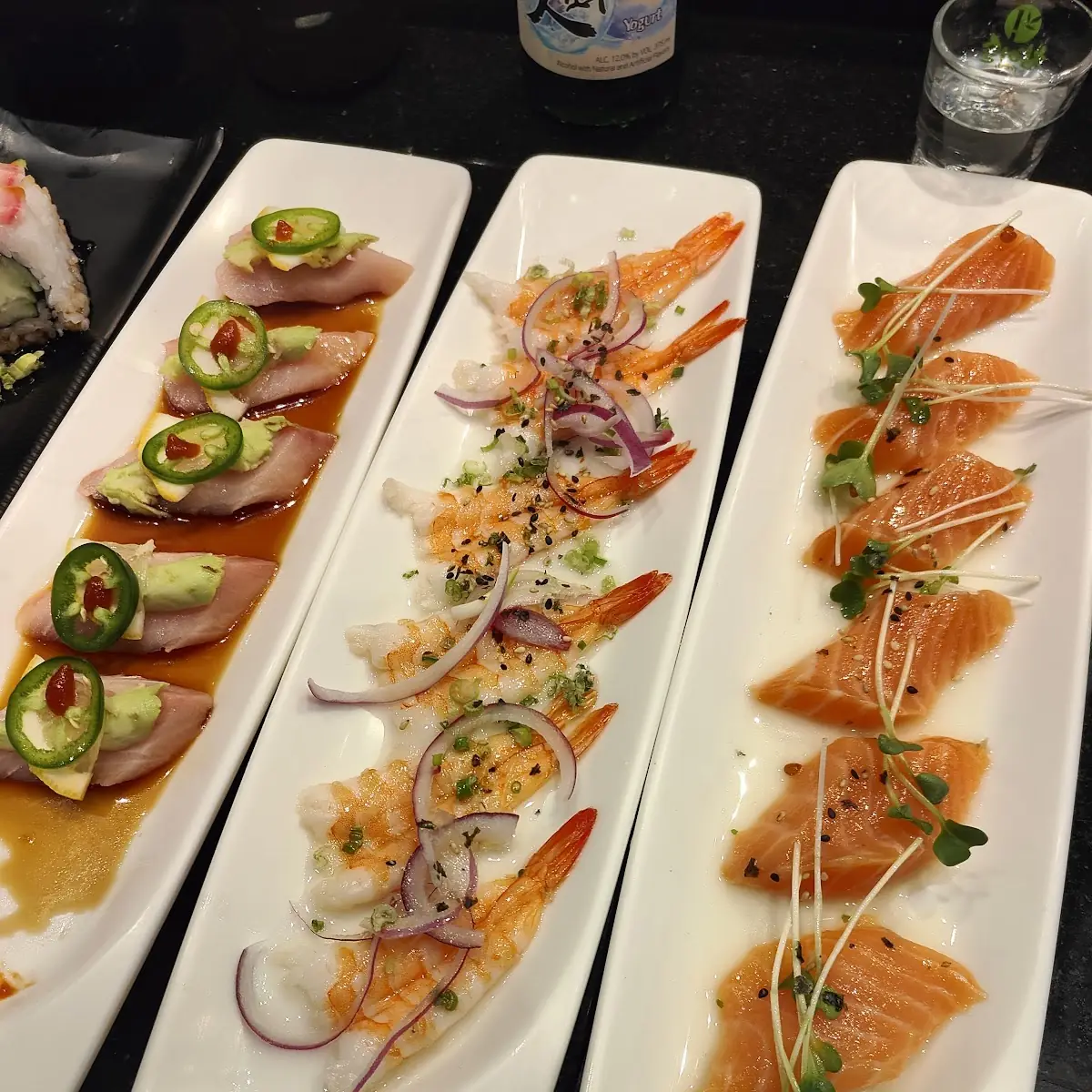 Ponzu Karachi Sashimi Appetizer