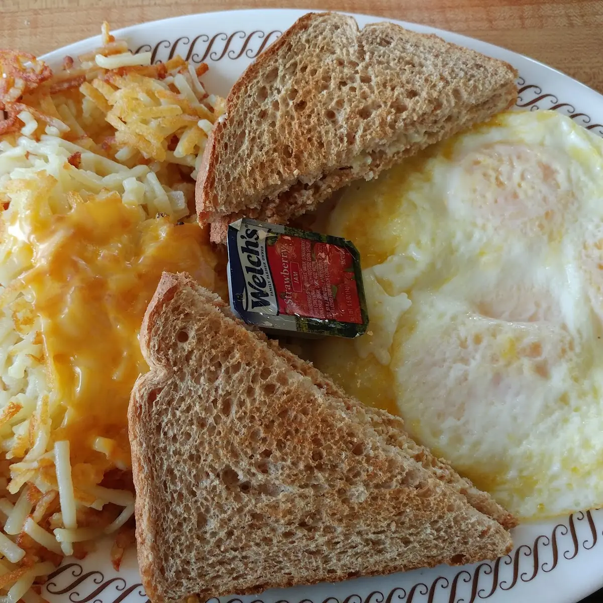 Texas Breakfast Melt with Hashbrowns