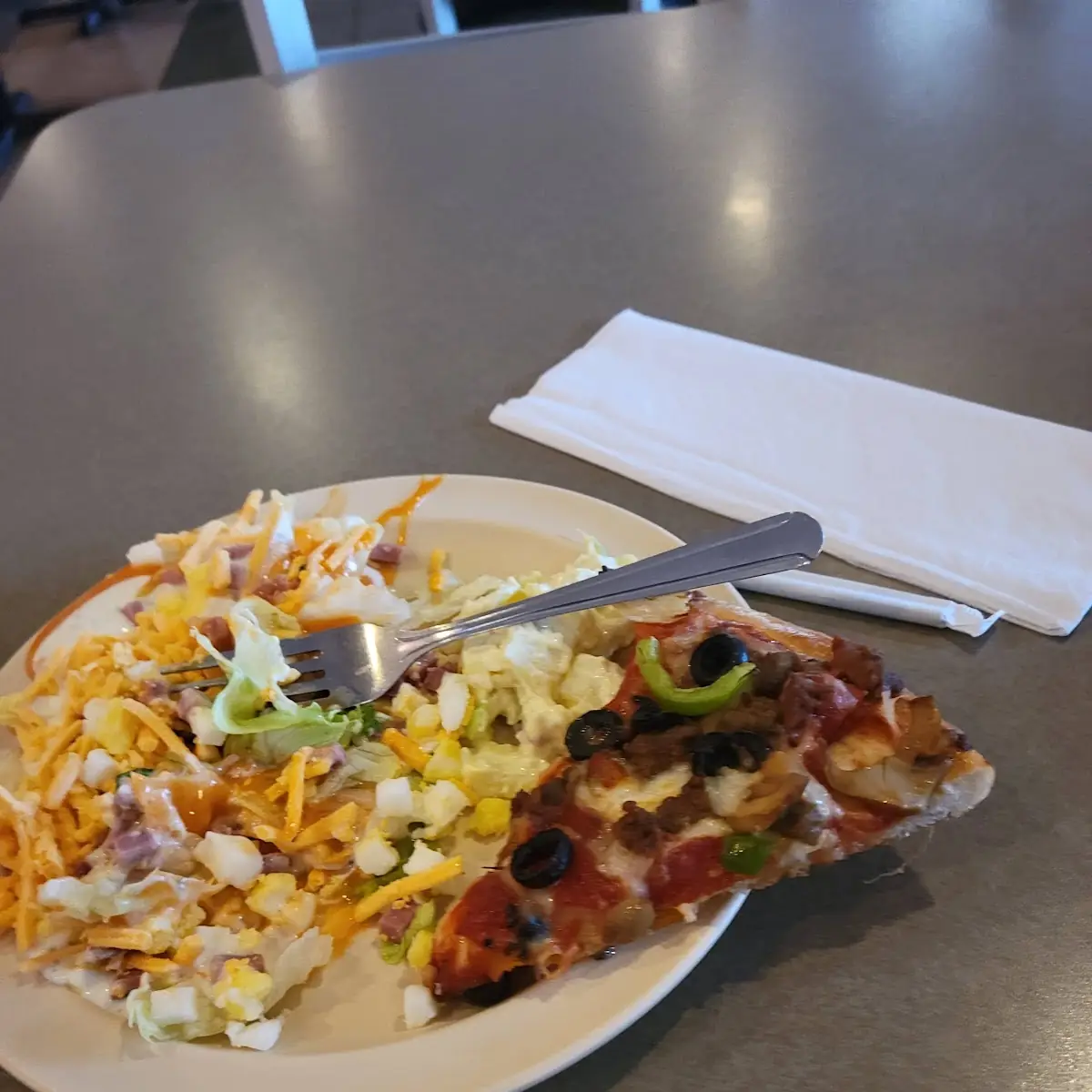 Salad and Pizza Buffet Bar