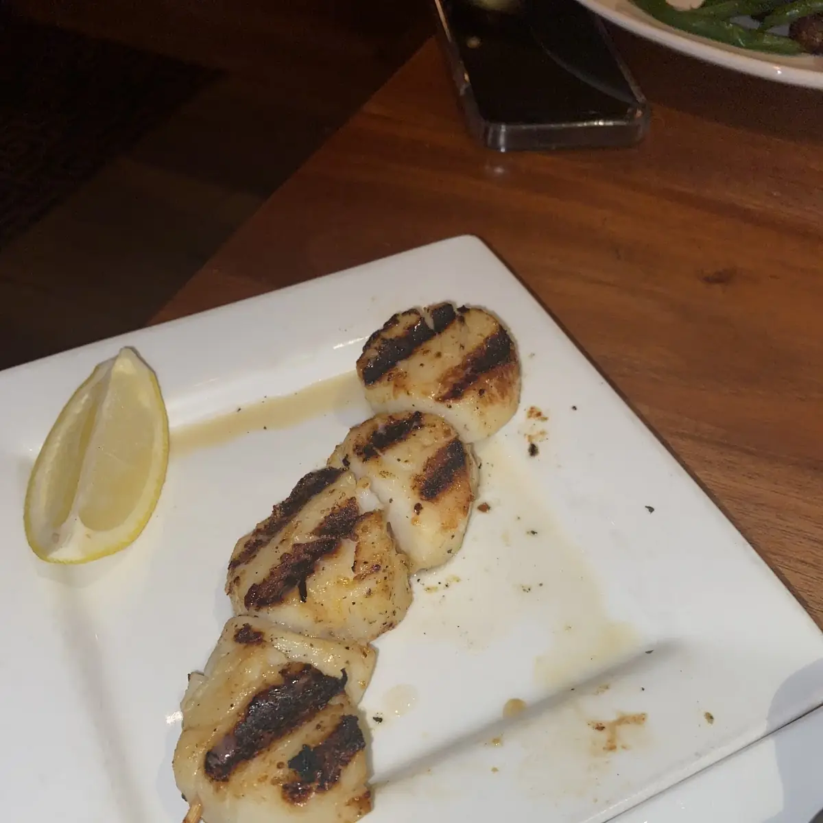 Caramelized Grilled Sea Scallops