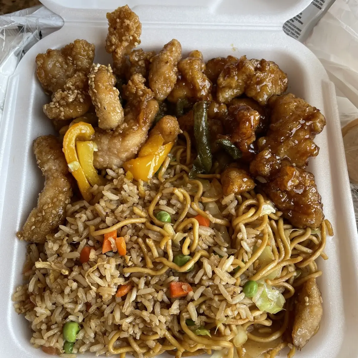 Orange Chicken & Honey Chicken
