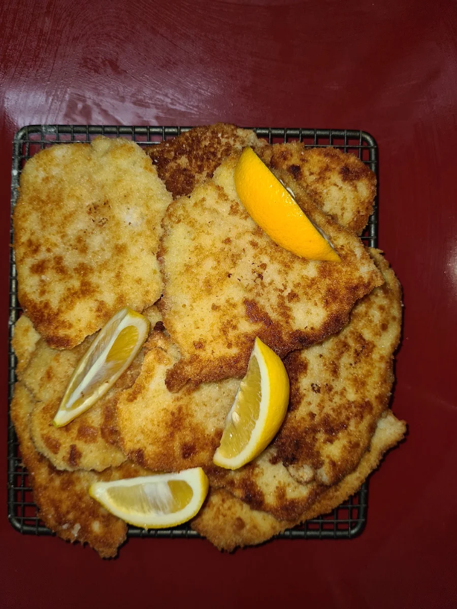Fish Schnitzel, Eltham Aromas Cafe Bar Beanery