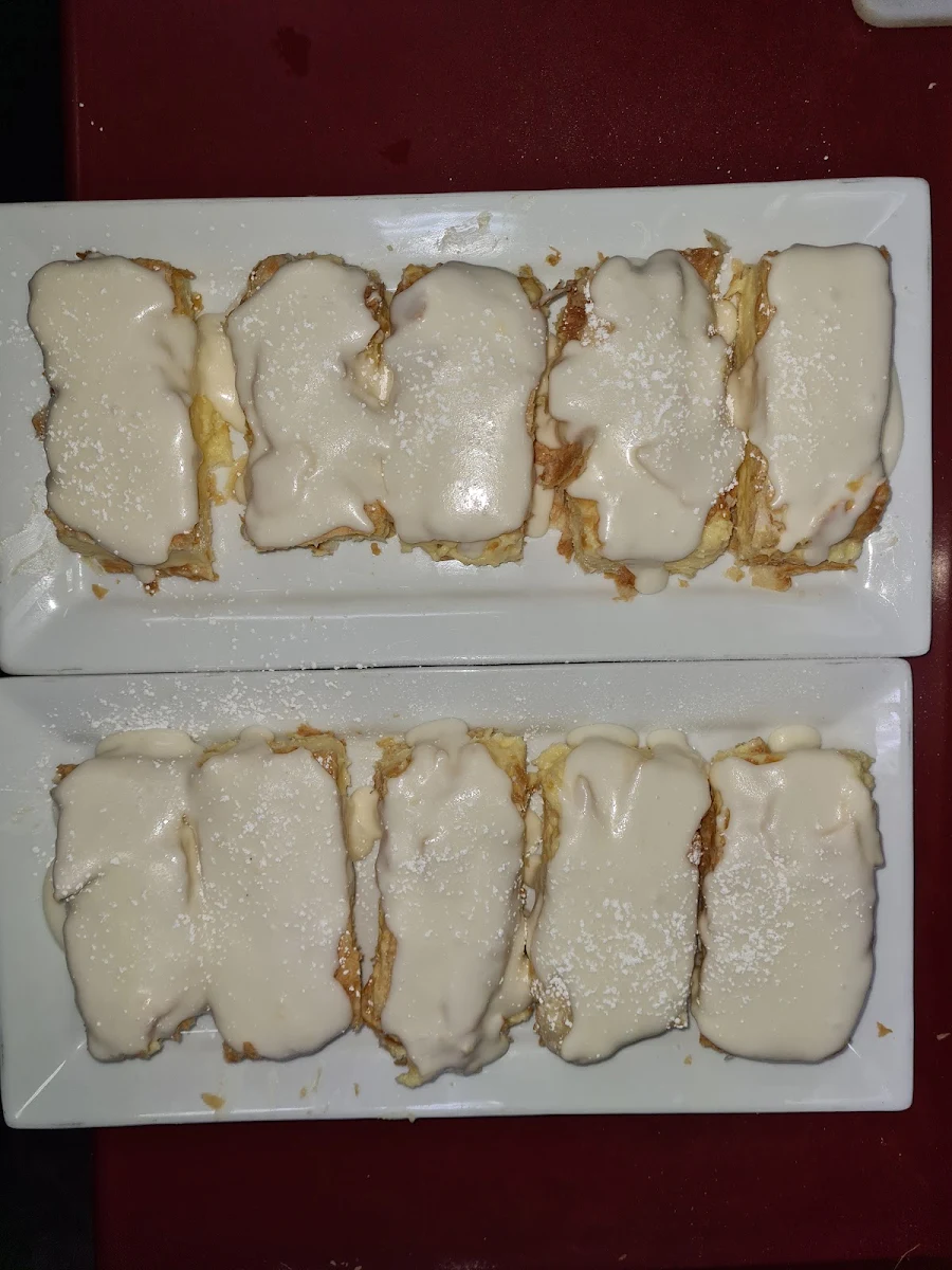 Home Made Vanilla Slice, Eltham Aromas Cafe Bar Beanery