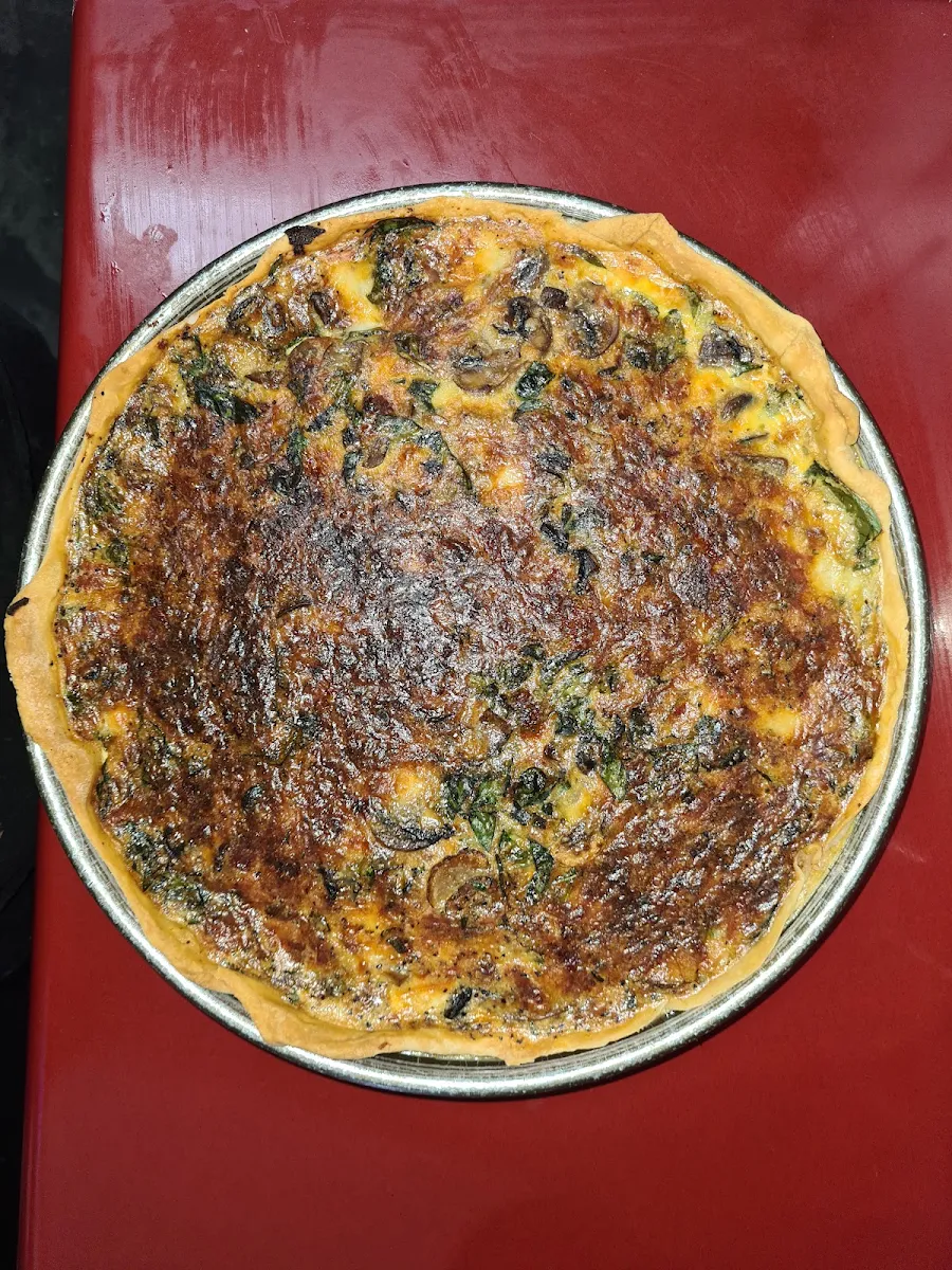 Quiche, Eltham Aromas Cafe Bar Beanery