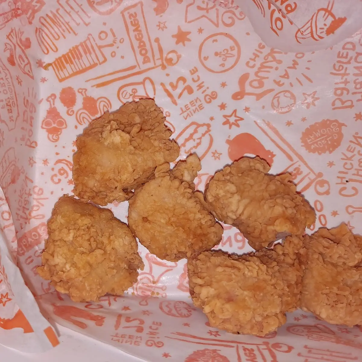 6 Piece Boneless Wings