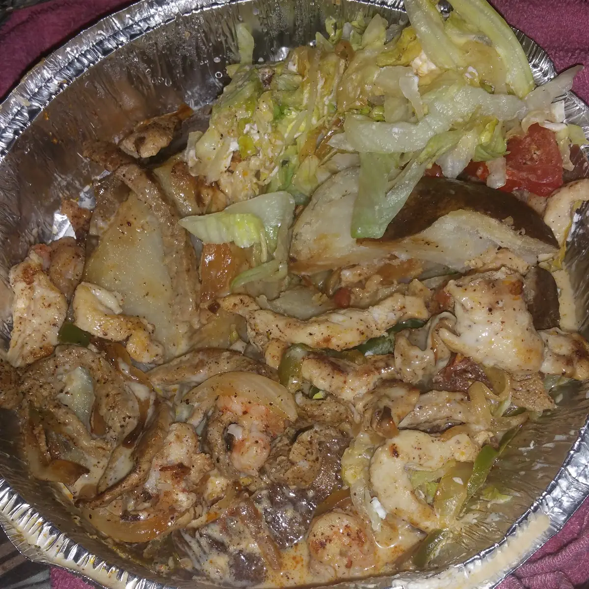 Salad and Sour Cream