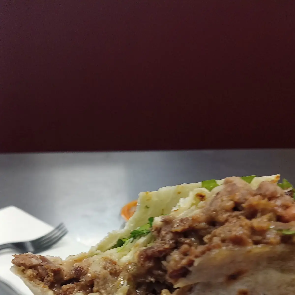 Carne Asada Burrito with Avocado Slices