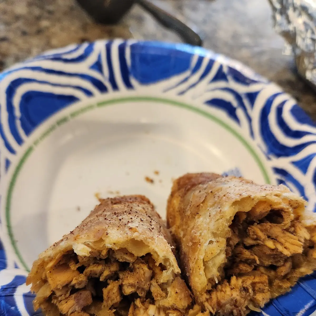Jerk Chicken Egg Roll