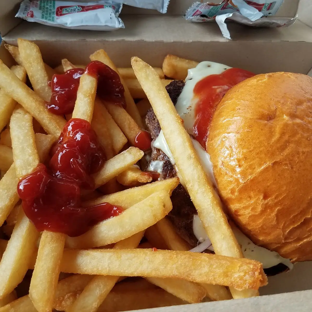 Burger and Fries