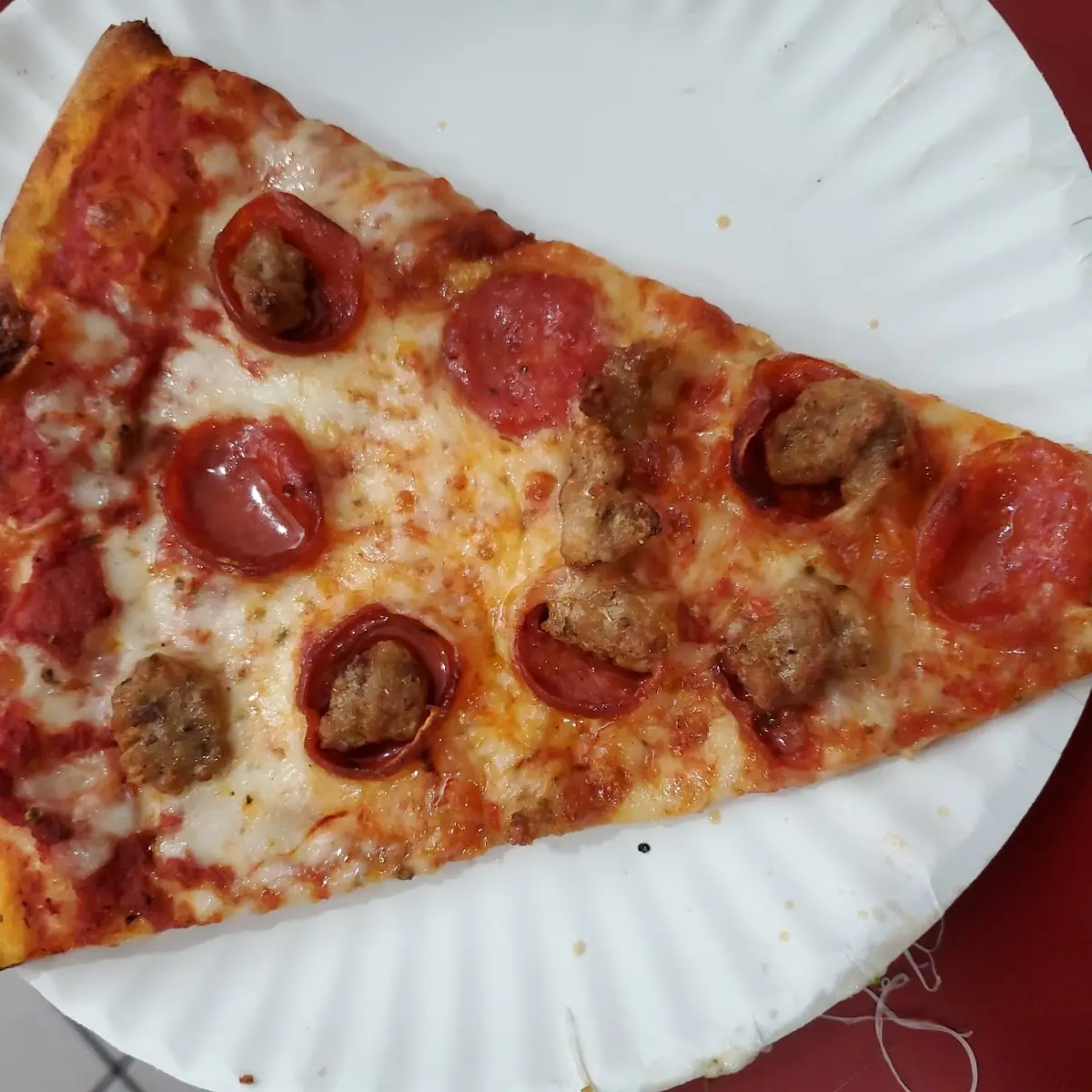 Pepperoni and Sausage Pizza