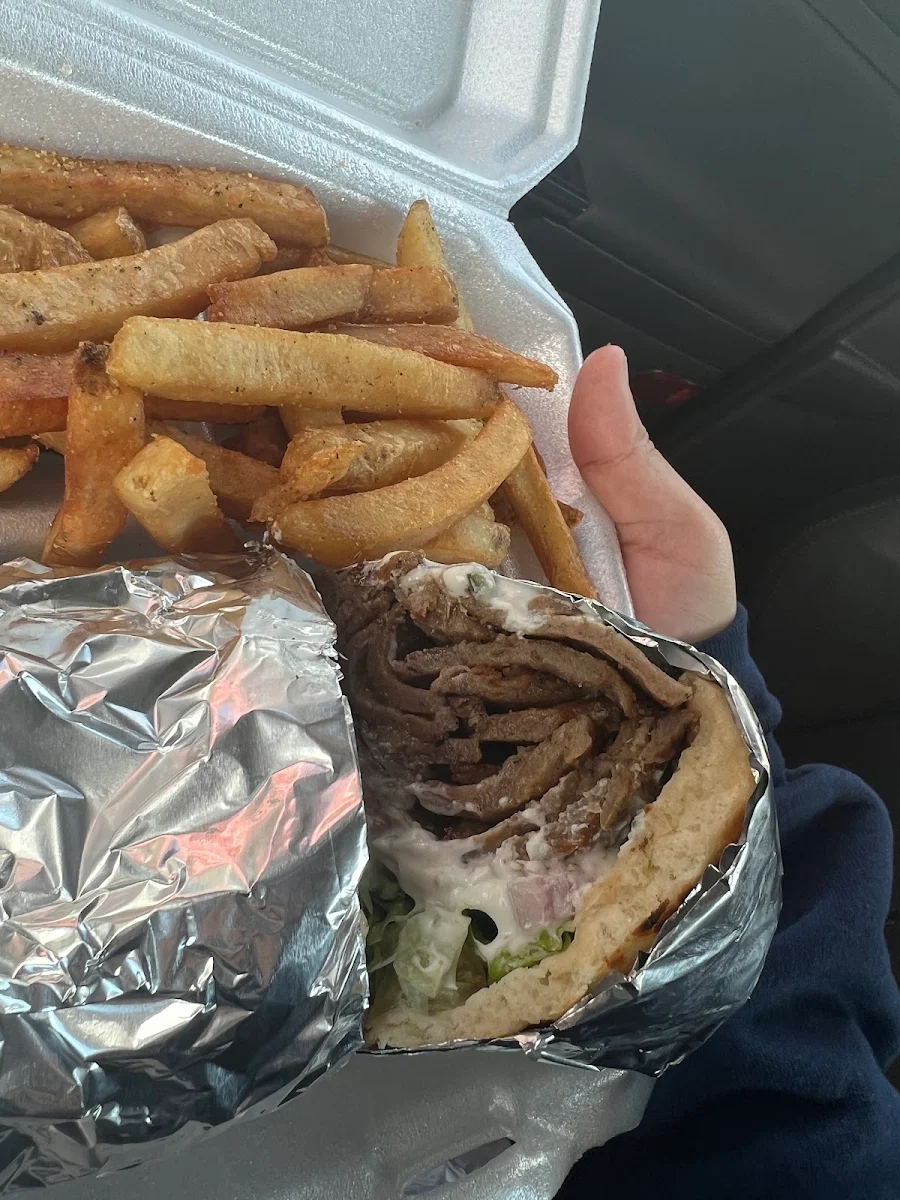 Gyro with Fries