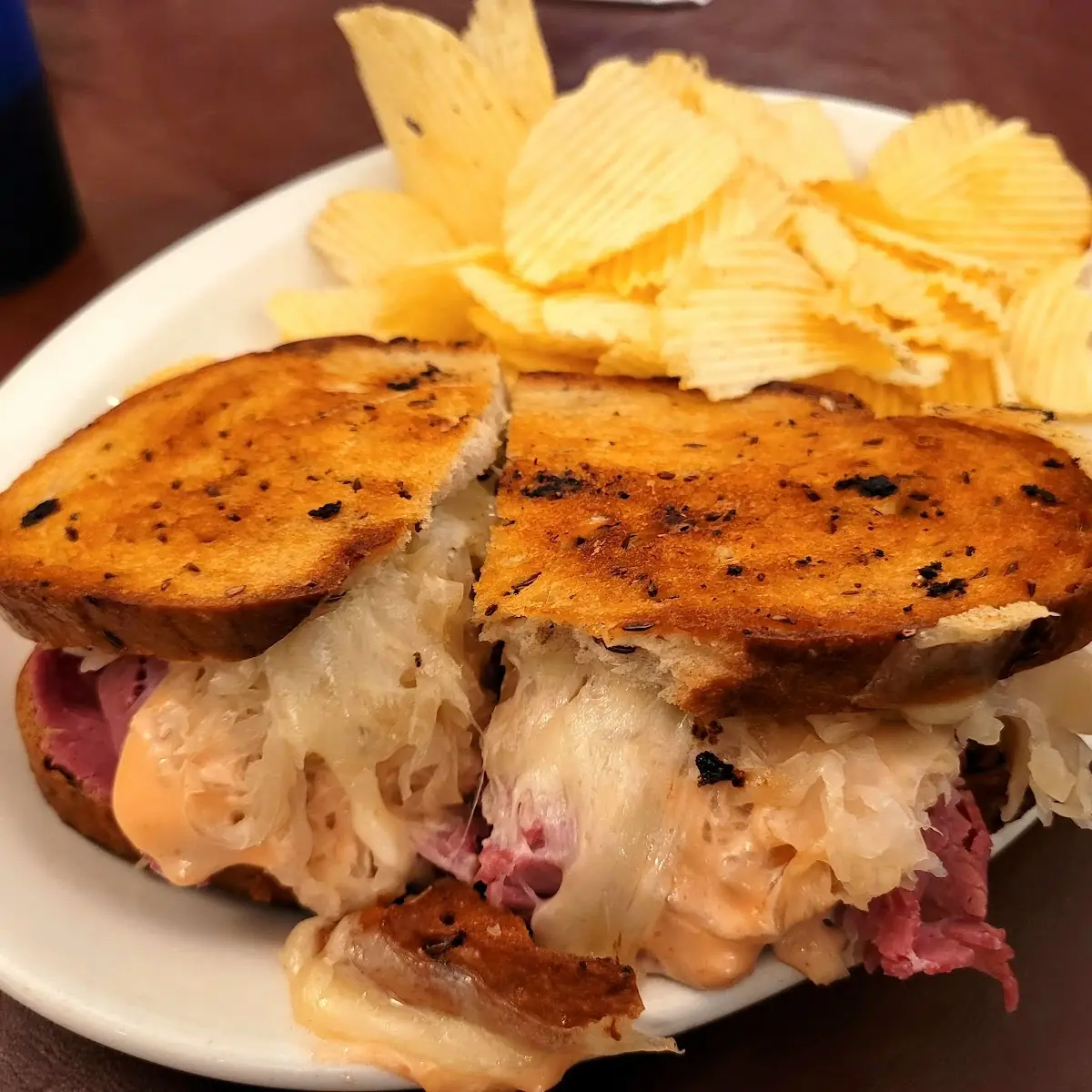 Closed Reuben Sandwich