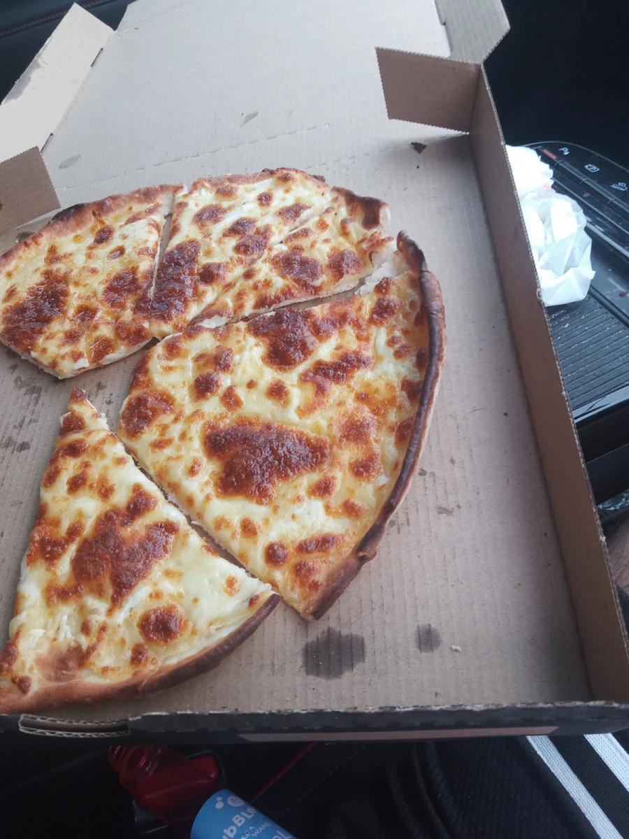 Large Pizzas 1 Cheese & Garlic, Guildford Mina Pizzeria