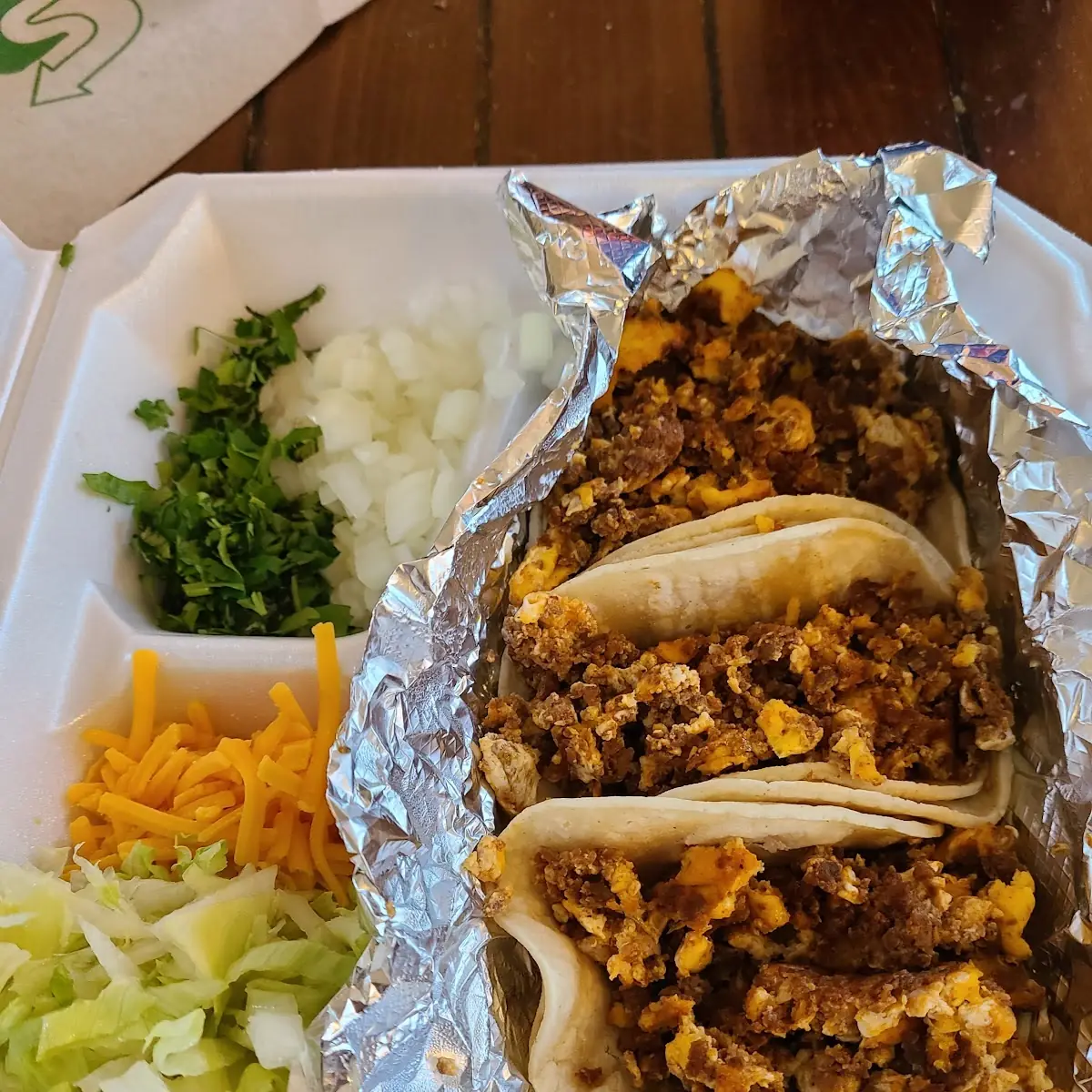 Chorizo Breakfast Tacos