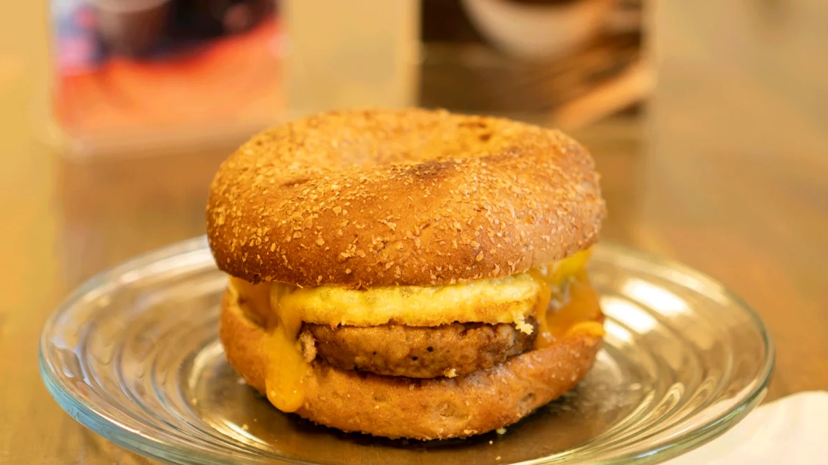 Breakfast Bagel Sandwich