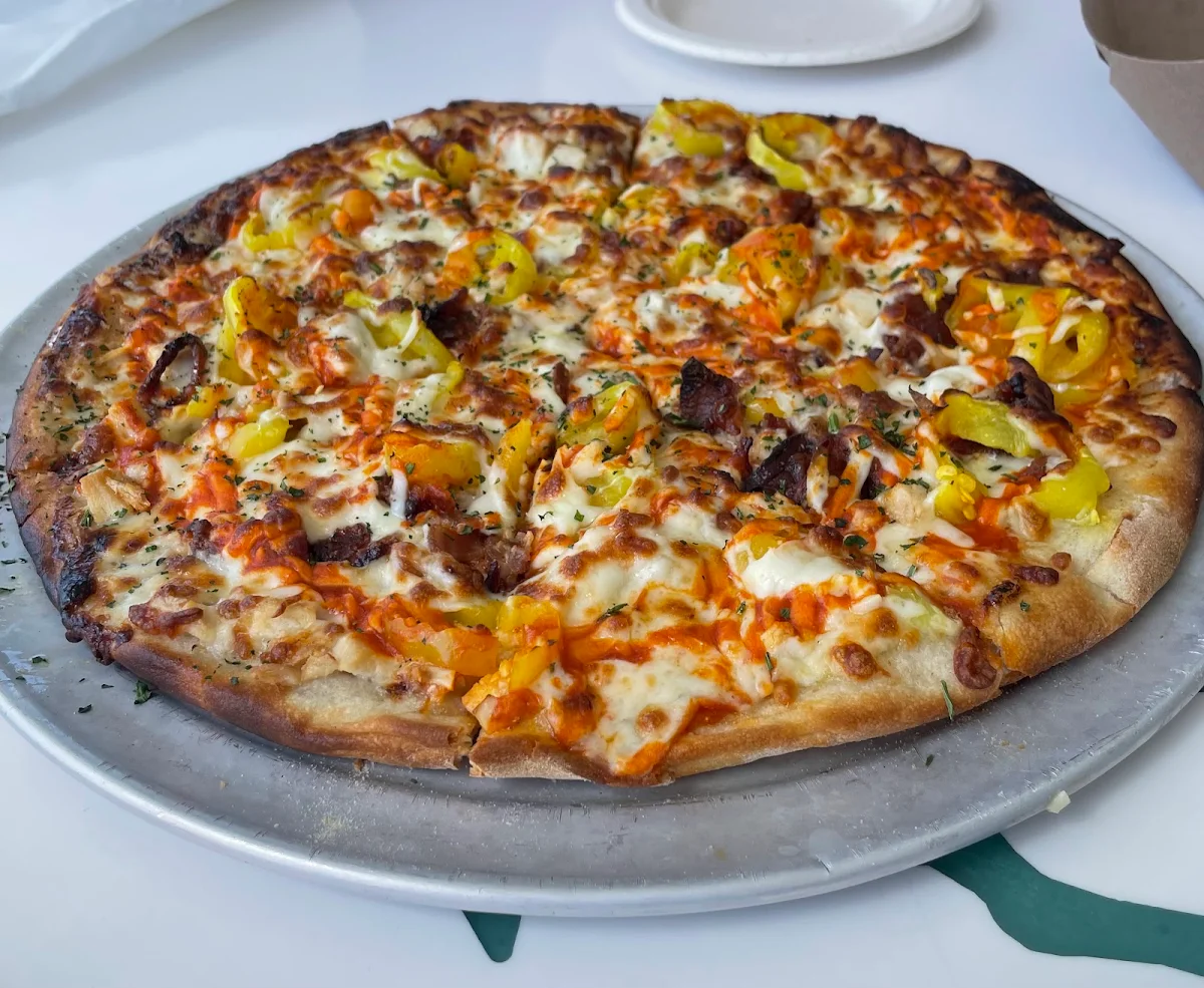 Honey Buffalo Chicken Pizza