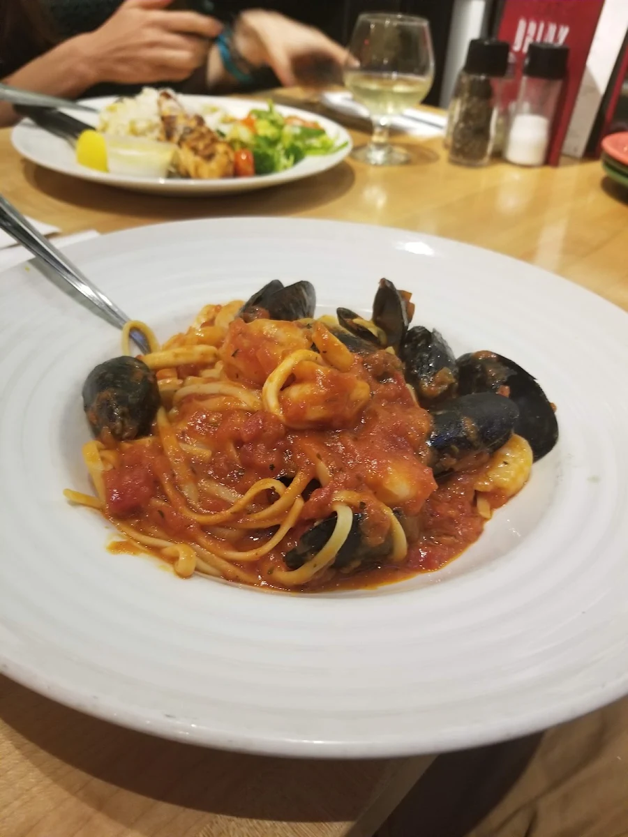Seafood Pasta, East Side Mario's