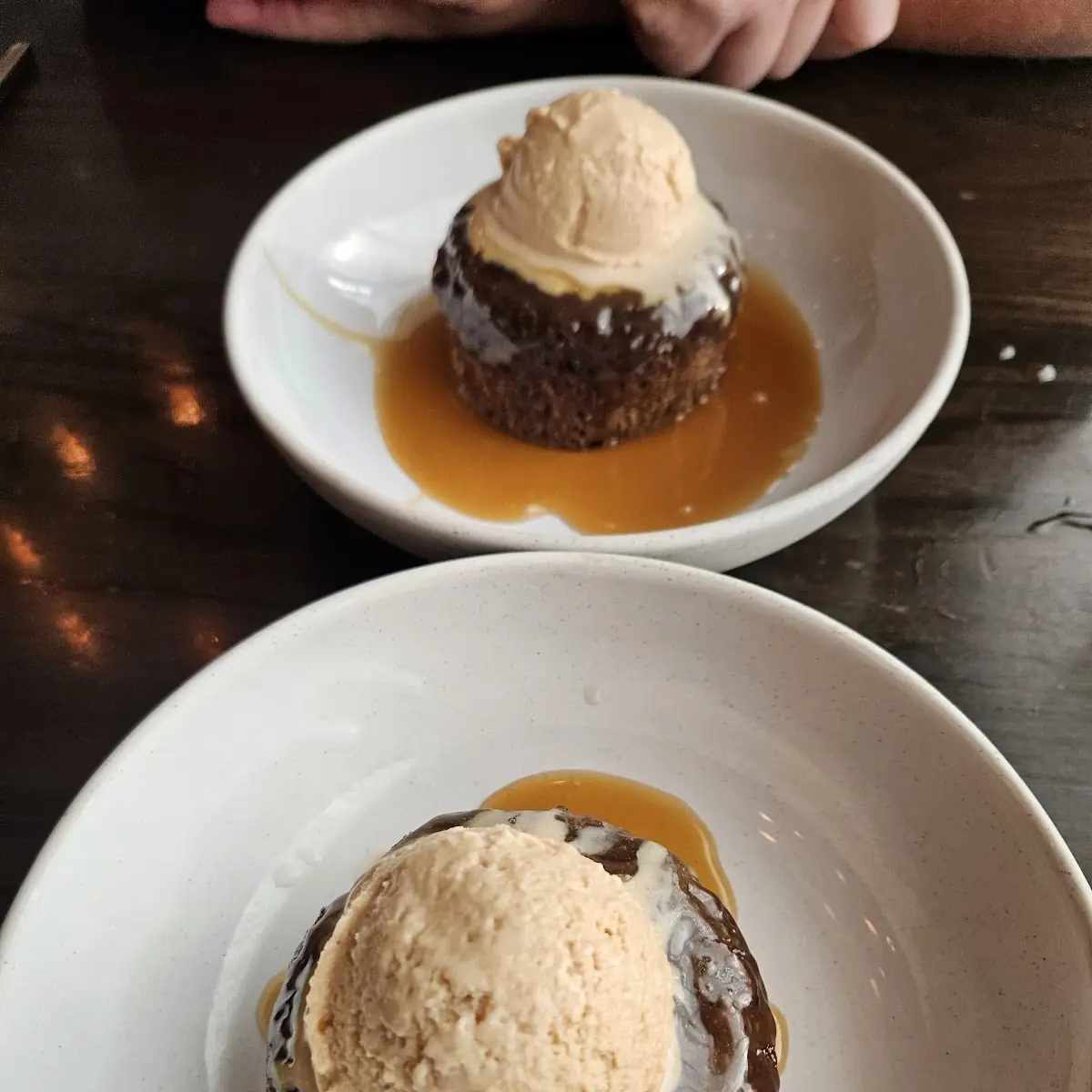 Sticky Toffee Pudding with Ice Cream