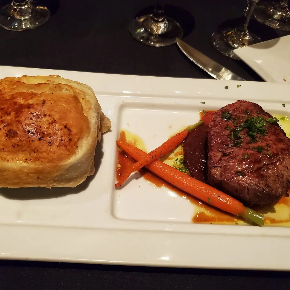 Filet Mignon and Lobster Pot Pie
