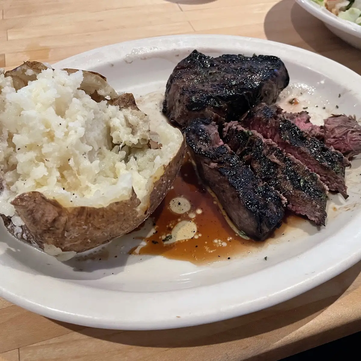 Steak with Loaded Baked Potato