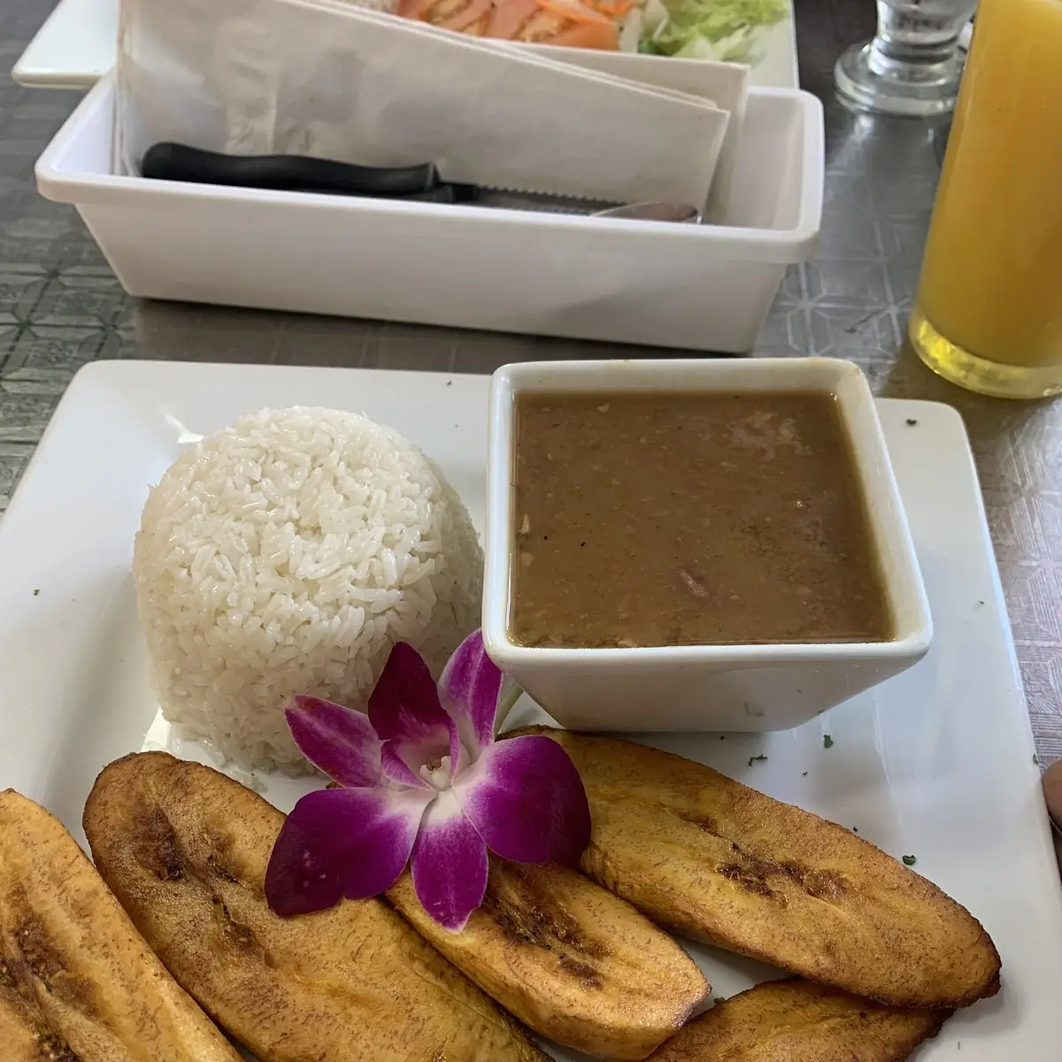 Rice Beans and Plantains