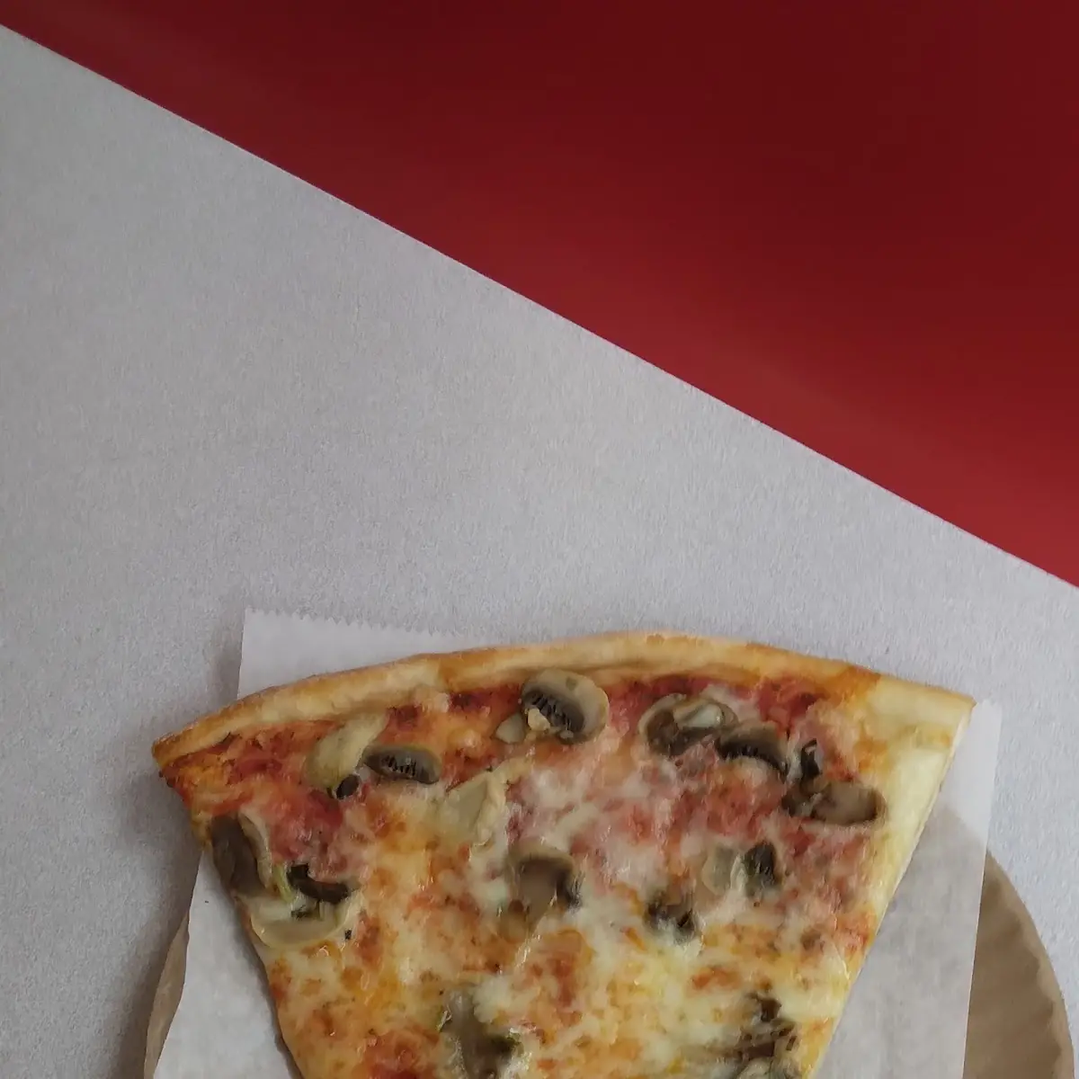 Pizza by the Slice Mushroom Pizza