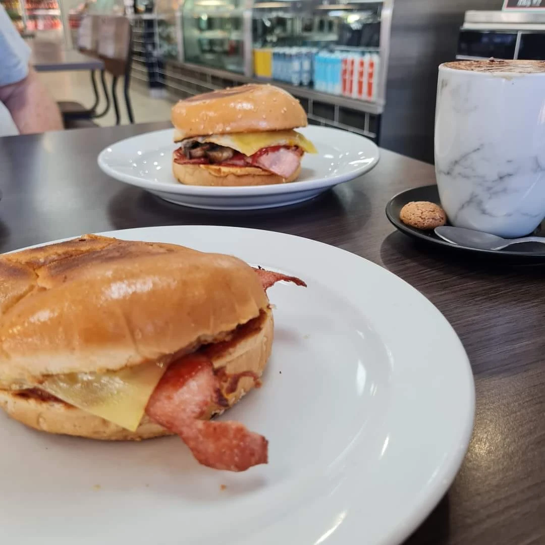 Bacon Egg and Cheese Roll, St. George Bakehouse Café Pizzeria